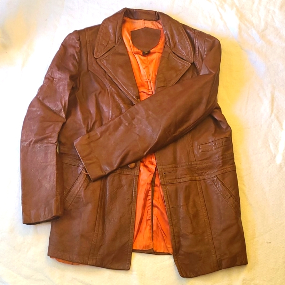 Vintage 70s leathercraft coat